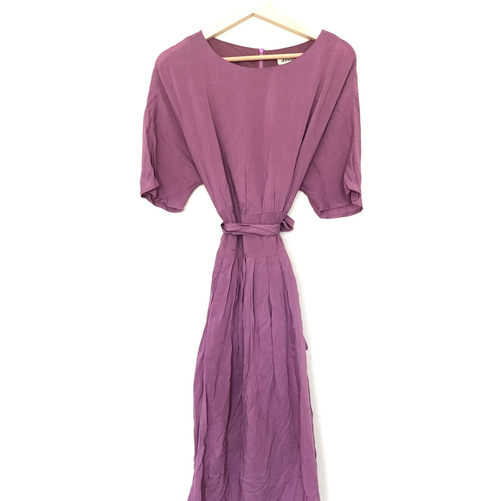 Mauve Midi Dress, M